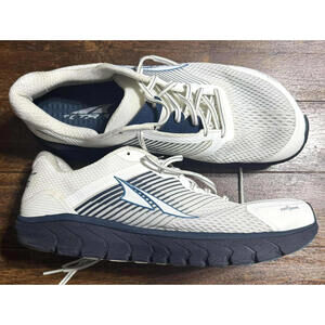 Altra Mens Provision 4 White Blue Running Sneaker Shoe Size 12 US AL0A4PEA103